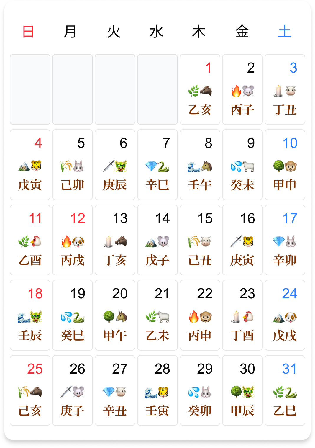 2026年1,2,3月】干支カレンダー！日干支診断で自分の開運日でチェック