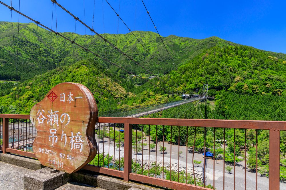 谷瀬の吊り橋の画像 - 7枚目