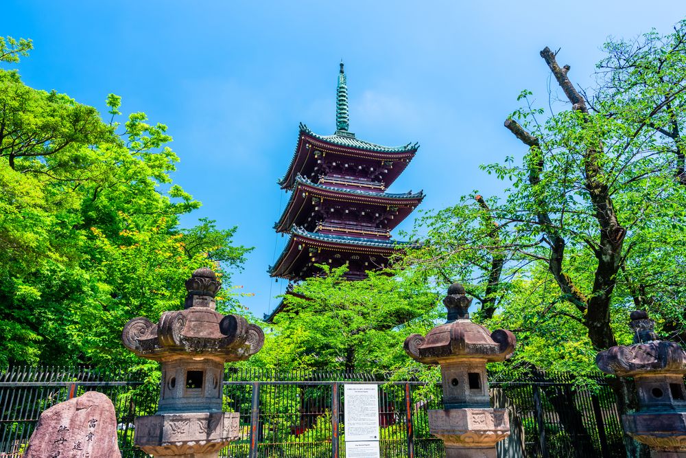 旧寛永寺五重塔の画像 - 2枚目