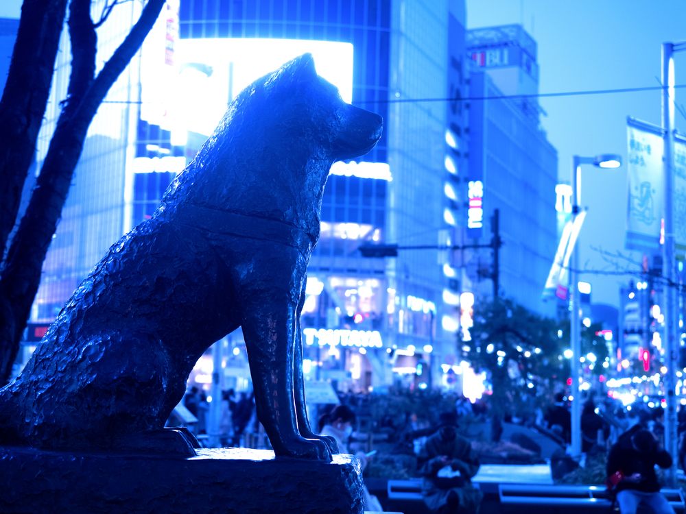 ハチ公 忠犬ハチ公銅像