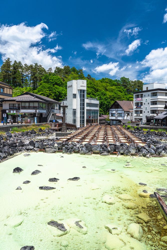 草津温泉 湯畑