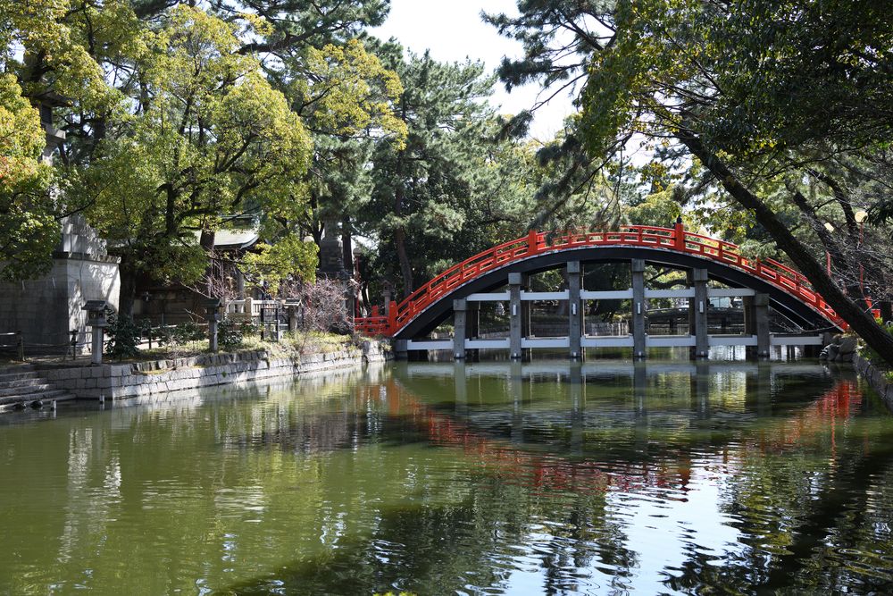 住吉大社反橋】の周辺スポット・アクセス・口コミ - Prism Japan