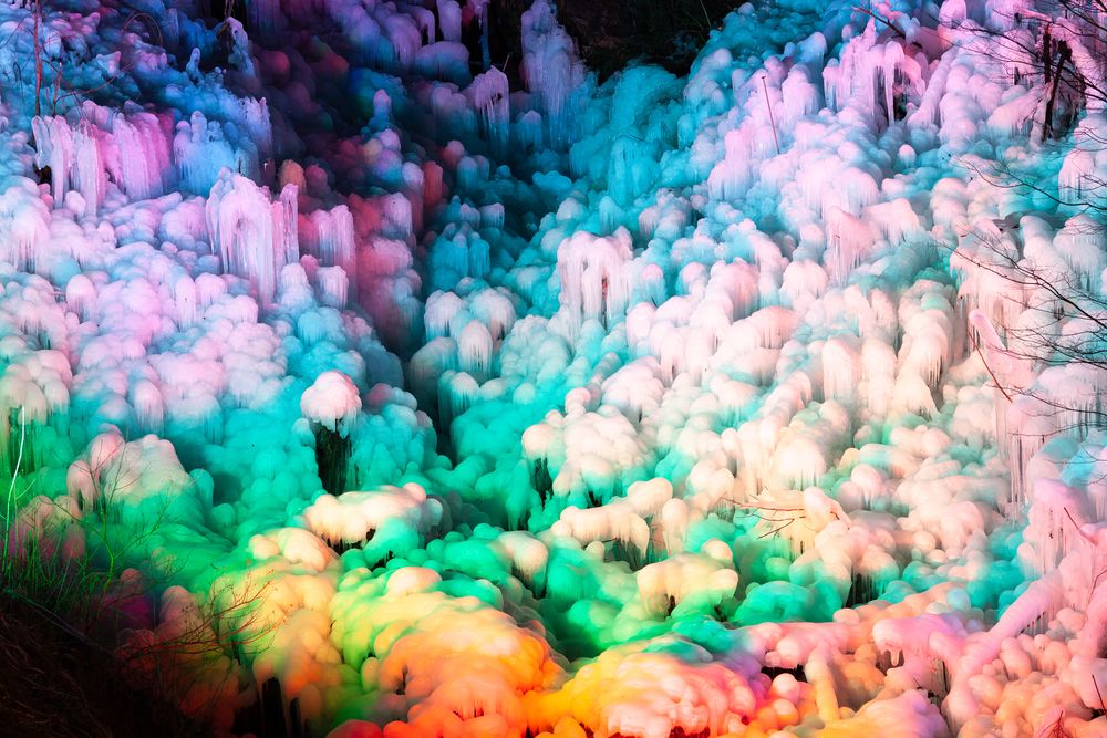 あしがくぼの氷柱の画像 - 5枚目