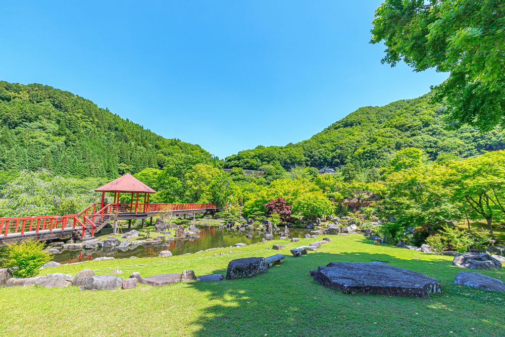 耶馬溪ダム記念公園 溪石園の画像 - 4枚目