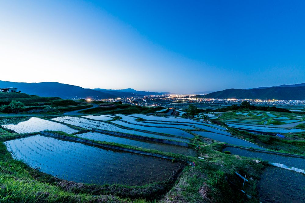 姨捨の棚田の画像 - 2枚目