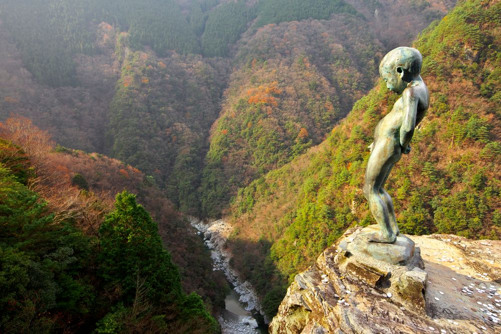 祖谷渓の小便小僧の画像 - 3枚目